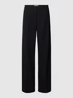 Spodnie damskie - Spodnie materiałowe z szerokimi nogawkami model ‘TINNI’ - miniaturka - grafika 1