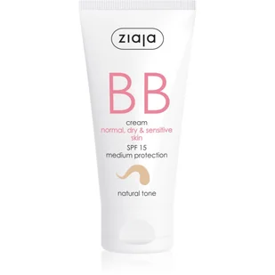 Ziaja BB krém normalnej suchej wrażliwej naturalny SPF15 50 ml - Kremy BB - miniaturka - grafika 1