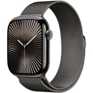 Akcesoria do smartwatchy - Bransoleta mediolańska w kolorze łupku do koperty 46 mm - rozmiar S/M - miniaturka - grafika 1