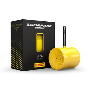 Pirelli Pirelli Scorpion SmarTube Tube 46/58-622, żółty Sclaverand (SV 42mm) 2022 Dętki - Dętki rowerowe - miniaturka - grafika 1