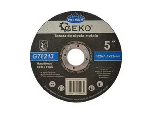 Tarcza do cięcia metalu  PREMIUM 125x1.6 - Materiały ścierne - miniaturka - grafika 1