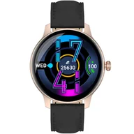Smartwatch - Gino Rossi SW020-4 Czarny - miniaturka - grafika 1