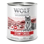 Mokra karma dla psów - Wolf of Wilderness Senior “Expedition”, 6 x 800 g - Stony Creek - Drób z wołowiną - miniaturka - grafika 1