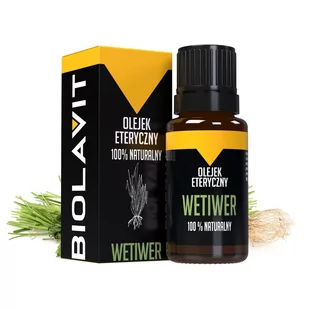 Bilavit Olejek eteryczny wetiwer - 10 ml - Aromaterapia - miniaturka - grafika 1