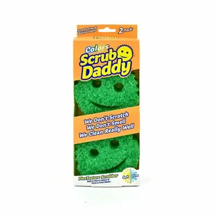 Scrub Daddy Magiczna Gąbka Twin Pack Green - Ściereczki, gąbki, czyściki - miniaturka - grafika 1
