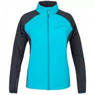 Bluzy sportowe damskie - Bluza damska Hannah Makana Rozmiar: L / Kolor: niebieski/ciemnoszary - miniaturka - grafika 1