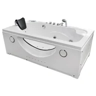Wanny z hydromasażem - Mazur Bath&Spa Wanna z hydromasażem spa prostokątna Turbo+ 168x86 cm MO-1633 - miniaturka - grafika 1