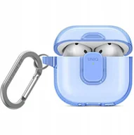 Akcesoria do słuchawek - Etui UNIQ Glase Pro do Apple AirPods 4 Lock Case niebieski - miniaturka - grafika 1