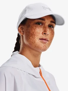 Damska czapka z daszkiem Under Armour  Women's Blitzing Adj-WHT - Czapki damskie - miniaturka - grafika 1
