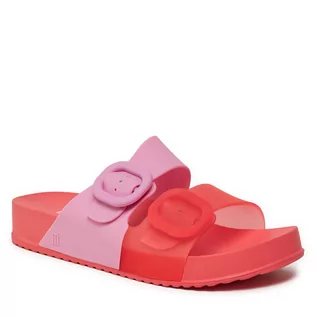 Klapki i japonki damskie - Klapki Melissa Melissa Cozy Slide Ad 33913 Red/Pink AN696 - grafika 1