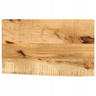 Blat stołu, 40x20x2,5cm, naturalna krawędź, surowe drewno mango - Blaty meblowe i parapety okienne - miniaturka - grafika 1
