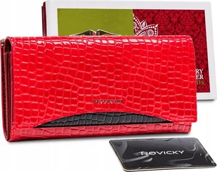 Peterson Duży, skórzany portfel damski z systemem RFID Peterson NoSize - Portfele - miniaturka - grafika 1