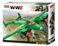 Klocki - Sluban Klocki Wojsko Myśliwiec Samolot Wojskowy 311 el. G119867 B0688 W10d^ - miniaturka - grafika 1