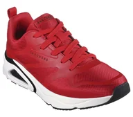 Półbuty męskie - SKECHERS CZERWONE MĘSKIE BUTY SPORTOWE TRES-AIR 42,5 - miniaturka - grafika 1