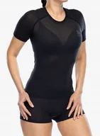 Pozostała odzież narciarska - Koszulka termoaktywna damska Odlo Merino PW 140 Seamless BL Top Crew Neck SS - miniaturka - grafika 1