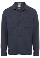 Koszule męskie - camel active Męska koszula 409332/1S42, niebieska (Night Blue), 3XL, niebieski (Night Blue), 3XL - miniaturka - grafika 1