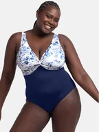 Stroje kąpielowe - Dorina Strój kąpielowy Haryana FXSS0010MI120 Granatowy - miniaturka - grafika 1