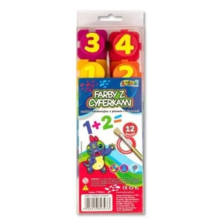 Penmate Farby ze cyferkami 20ml Kolori 10 kolorów PENMATE - Pozostałe akcesoria dla plastyków - miniaturka - grafika 2