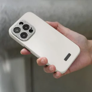 Moshi Napa MagSafe - Skórzane etui iPhone 15 Pro Max (Eggnog White) - Pozostałe akcesoria do telefonów - miniaturka - grafika 4