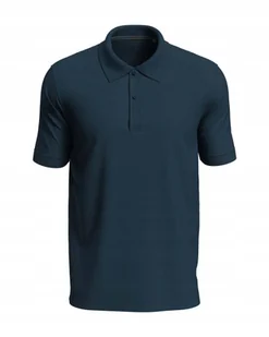 Koszulka męska polo T-shirt męski bawełniany Polówka Stedman ST9050 Blue S - Koszulki męskie - miniaturka - grafika 1