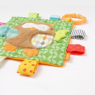 Zawieszka szmatka sensoryczna sowa z kolekcji śpiący las #T1 - Zabawki sensoryczne - miniaturka - grafika 2