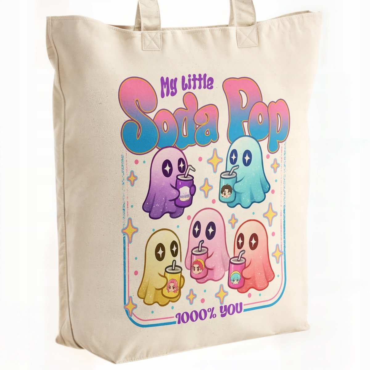 Torba bawełniana premium KPopowe Łowczynie Demonów Huntrix Saja Dla Fanów