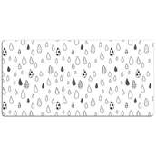 Podkładki na biurko - Mata ochronna na biurko Abstrakty krople 120x60 cm, Dywanomat - miniaturka - grafika 1