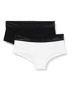 Spodenki damskie - Calvin Klein Damskie szorty chłopięce, PVHczarny/Pvhwhite, 14-16 Years - miniaturka - grafika 1