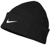 Czapki damskie - Czapka zimowa NIKE PEAK Dri-Fit Czarna Jesienna Lekka - miniaturka - grafika 1
