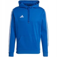 Bluzy męskie - Bluza męska adidas Tiro 23 League Sweat Hoodie niebieska IC7858 M - miniaturka - grafika 1
