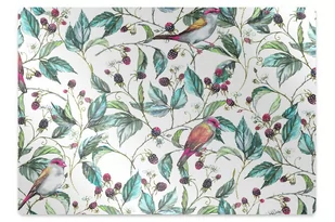 Podkładka pod krzesło obrotowe Ptaki na gałęzi 100x70 cm - Podnóżki, podpórki, podkładki - miniaturka - grafika 1