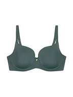 Biustonosze - Triumph Body Make-up essentials WP – miseczki biustonosz z fiszbinami, Smoky Green, 70B - miniaturka - grafika 1
