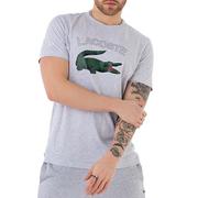 Koszulki męskie - Koszulka Lacoste TH9299-CCA - szara - miniaturka - grafika 1