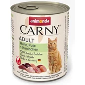 Mokra karma dla kotów - Animonda Carny Carny Adult Kurczak + Indyk + Królik puszka 400g MS_15763 - miniaturka - grafika 1