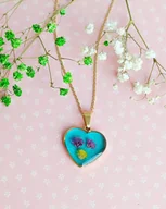 Naszyjniki - Wyjątkowy naszyjnik Dzika MARCHEWKA SERCE - miniaturka - grafika 1