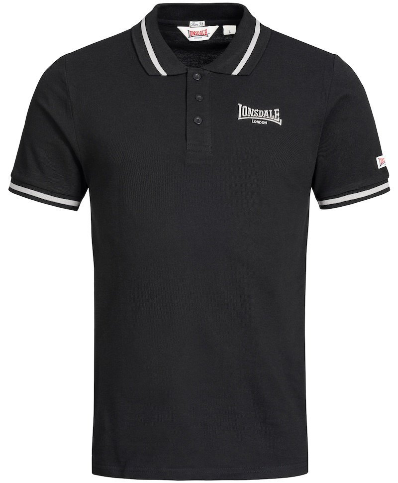 Polo LONSDALE CAUSTON czarne-2XL