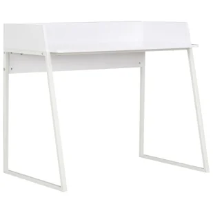 The Living Store Biurko - białe - 90 x 60 x 88 cm - Biurko - Biurka - miniaturka - grafika 1
