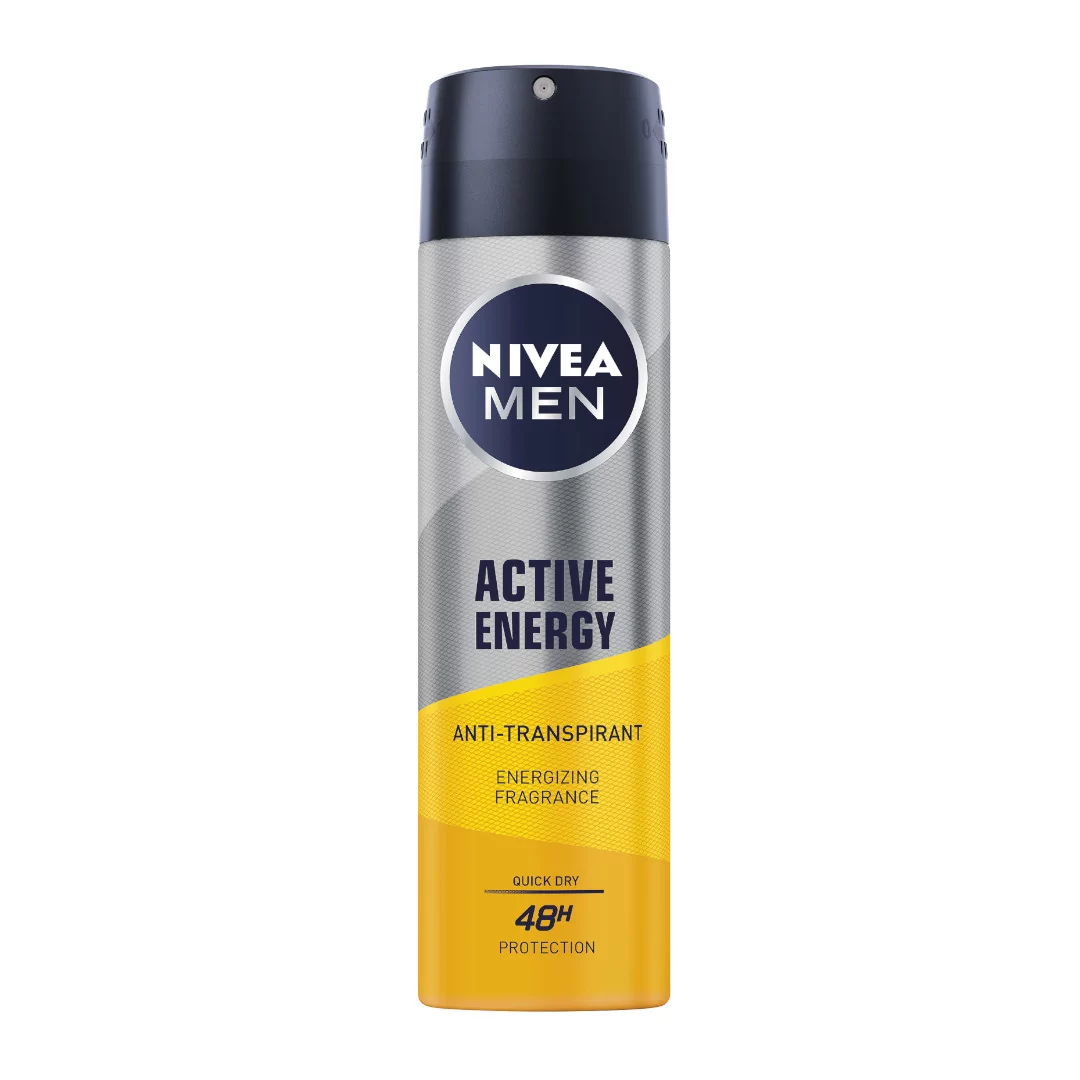 Nivea Men Active Energy Antyperspirant w Sprayu 150 ml 079431