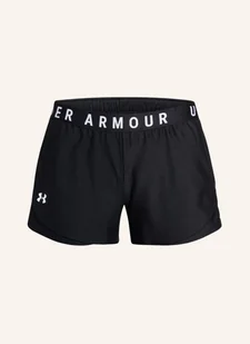 Under Armour Szorty Sportowe Ua Play Up 3.0 schwarz - Spodenki damskie - miniaturka - grafika 1