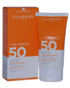 Clarins Gel-to-Oil UVA/UVB SPF 50 Olejek do opalania 150ml - Balsamy i kremy do opalania - miniaturka - grafika 1