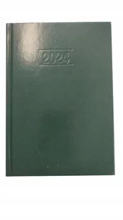 Kalendarz Info A5 2024 Zielony Kreska - Kalendarze Kalendarz Info A5 2024 Zielony Kreska - Kalendarze - miniaturka - grafika 1