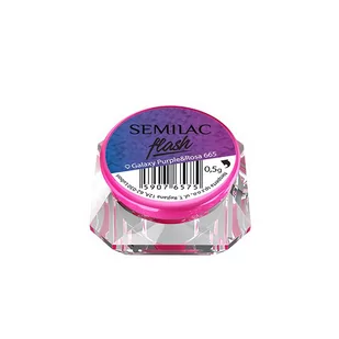 Semilac Semilac SemiFLASH Galaxy pyłek do paznokci Purple&amp;Rosa 665 - Ozdoby do paznokci - miniaturka - grafika 1