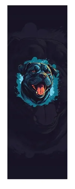 Tkanina gotowa do Leżaka Klasycznego Rottweiler San-Drew KN56