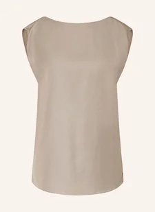 Calvin Klein Bluzka Bez Rękawów beige - Bluzki damskie - miniaturka - grafika 1