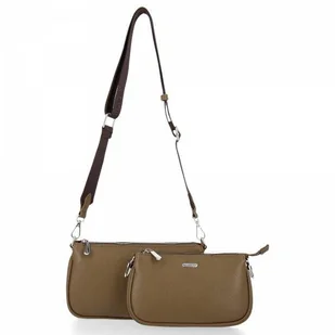 Torebka damska listonoszka David Jones Khaki - Torebki damskie - miniaturka - grafika 1