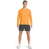 Spodnie sportowe męskie - Męskie spodenki do biegania Under Armour UA Launch 5'' Unlined Shorts - szare - UNDER ARMOUR - miniaturka - grafika 1
