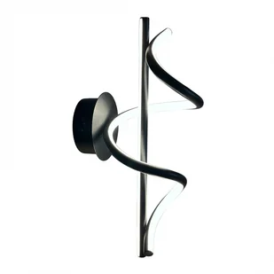 Kinkiet TWIST Czarny 12W LED 4000K - Lampy ścienne - miniaturka - grafika 1