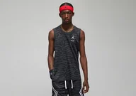 Koszulki męskie - Nike Air Jordan Dri-Fit Sports Breakfast Club Mesh Printed Jersey Black - miniaturka - grafika 1