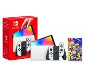 Konsole Nintendo - Nintendo Switch OLED Biały + Splatoon 3 - miniaturka - grafika 1