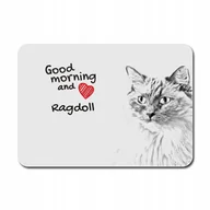 Podkładki pod mysz - Kot Ragdoll Podkładka pod mysz myszkę Grafika - miniaturka - grafika 1